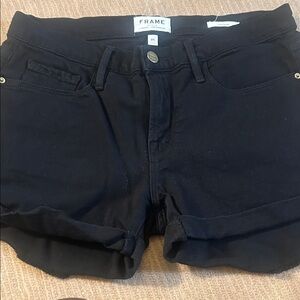 Frame Denim Women's Dark Blue Jean Shorts